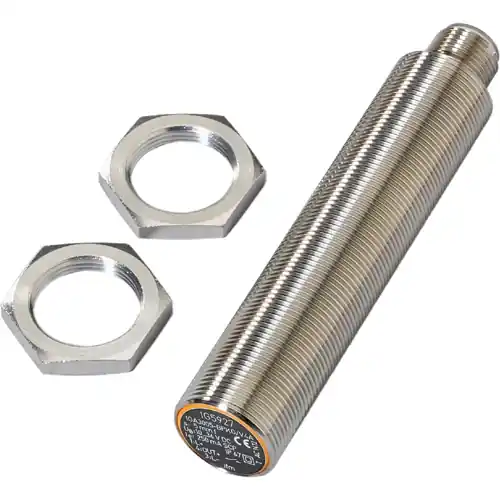 Rabatt Induktiver Sensor, PNP, Einbaumontage M18, bündig, 1 Schließer, 30 V (DC), 200 mA, IG5927