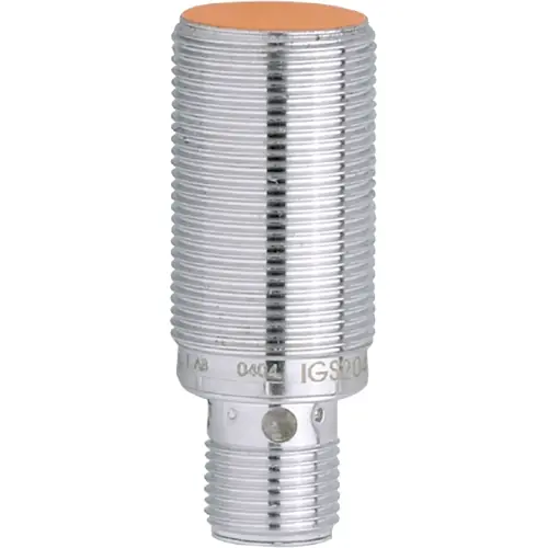 Neue Ware Induktiver Sensor, PNP, Einbaumontage M18, bündig, 1 Schließer, 30 V (DC), 100 mA, IGS214