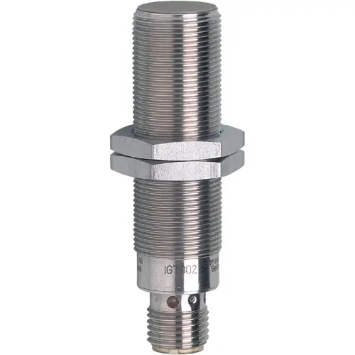Wochenendangebot Induktiver Sensor, Edelstahl, Einbaumontage M18, bündig, 1 Schließer, 140 V (DC), 80 mA, IGT002