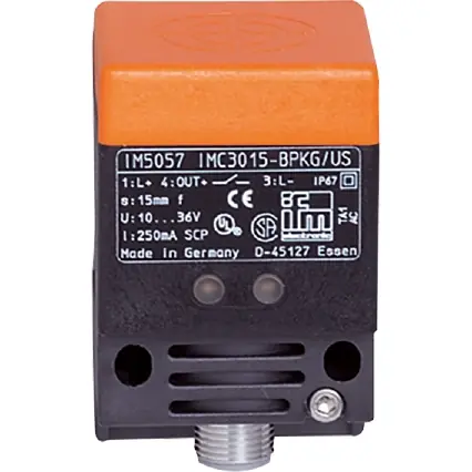 Induktiver Sensor, PPE, Einbaumontage, bündig, 1 Schließer, 140 V (DC), 450 mA, IM0055 Preiswert
