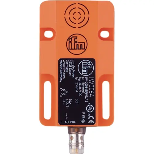 Induktiver Sensor, PNP, Einbaumontage, nicht bündig, 1 Schließer, 36 V (DC), 250 mA, IW5064 Versand Am Gleichen Tag