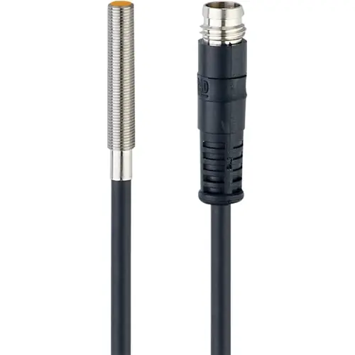 Bestpreis Induktiver Sensor, PNP, Einbaumontage M5, bündig, 1 Schließer, 36 V (DC), 100 mA, IY5045