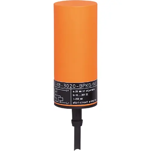 Meistverkauft Kapazitiver Sensor, PNP, Einbaumontage, nicht bündig, 1 Schließer, 36 V (DC), 250 mA, KB5004