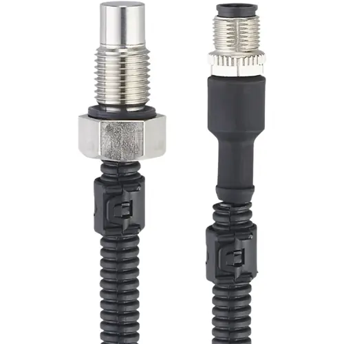 Zertifiziert Zylindersensor, PNP, Einbaumontage M14, bündig, 1 Schließer, 36 V (DC), 200 mA, M9H206