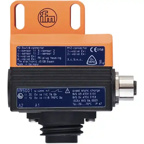 Induktiver Doppelsensor, NAMUR, Einbaumontage, nicht bündig, 2 Öffner, 8.2 V (DC), N95001 Schnäppchen