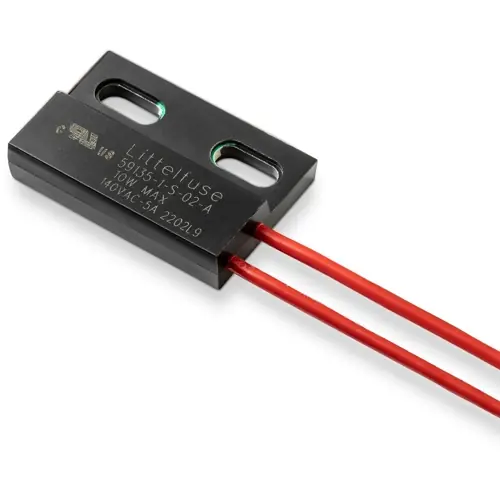 Reedschalter, 28,57 x 19,05 x 6,35 mm, Flanschmontage, 1 Wechsler, 5 W, 175 V (DC), 0.25 A, 59135-3-T-02-F Gratis Versand