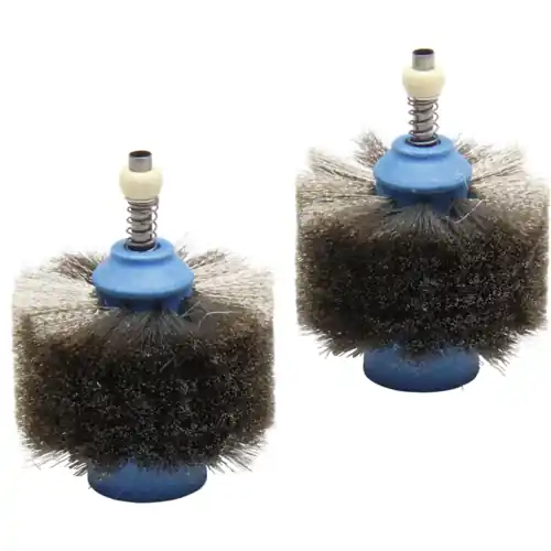 Wochenendangebot Ersatzbürste, Metall, blau, JBC CLMB-A7, Packung mit 2 Stück