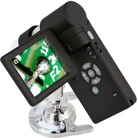Digitalmikroskop, 500x, mit 3" TFT Farbmonitor, 5 Megapixel, PCE Instruments, PCE-DHM 10 Geprüft