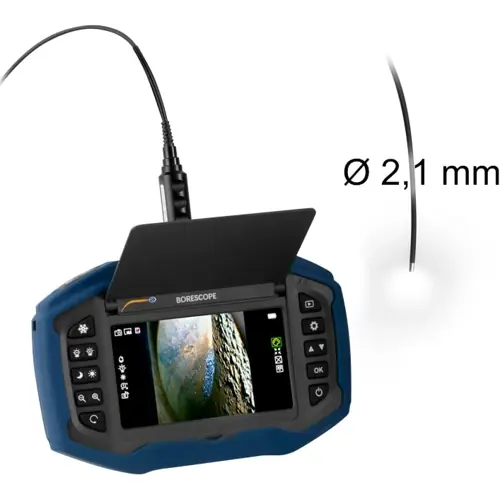 Highlight Videoendoskop, mit 5" TFT Farbmonitor, 400 x 400 Pixel, PCE Instruments, PCE-VE 270HRS