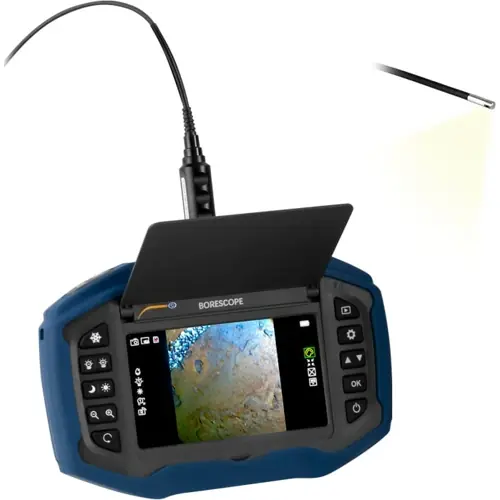 Billig Videoendoskop, mit 5" TFT Farbmonitor, 400 x 400 Pixel, PCE Instruments, PCE-VE 270SV