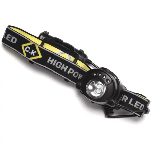 Stirnlampe, 150 lm, IP54, L 162 mm, C.K Tools T9612 Beliebt