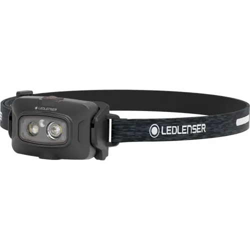 Stirnlampe, mit drei Helligkeitsstufen, 130 m, 500 lm, IP68, LEDLENSER HF-SERIE HF4R CORE SCHWARZ Sonderangebot