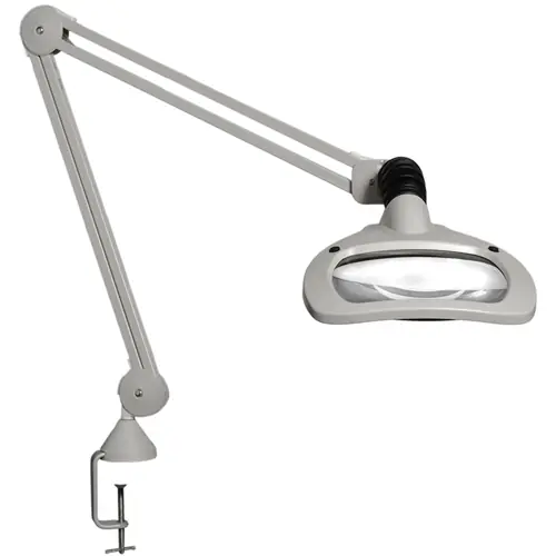 Saisonangebot LED-Lupenleuchte, 5,0 Dioptrien, grau, LUXO Wave , WAL025951