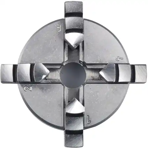 Letzte Chance Vierbacken-Drehfutter, zentrisch spannend, für FD 150/E, 24158