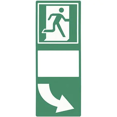 Türgriff-Hintergrundschild, (B) 100 mm, Polyester, DOORHANDLE RIGHT TURN PHOTOLUM 100X250MM Online Kaufen
