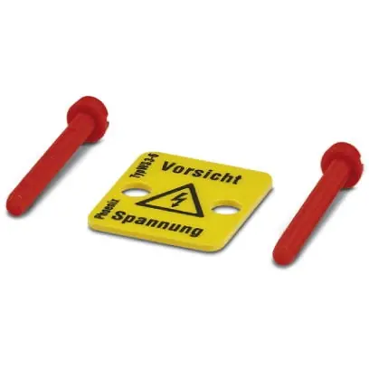 Warnschild, Symbol: Blitz, (B) 18 mm, PVC, 1004115 Nur Für Kurze Zeit