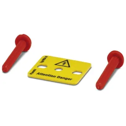 Neue Kollektion Warnschild, Symbol: Blitz, (B) 24 mm, PVC, 1004128