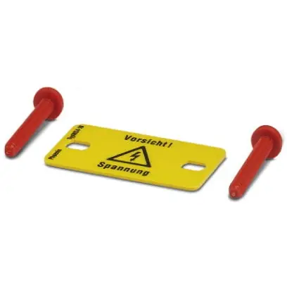 Warnschild, Symbol: Blitz, (L x B) 40 x 22 mm, PVC, 1004225 Direkt Vom Hersteller