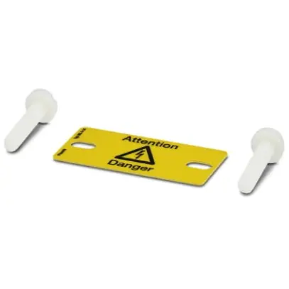 Nur Für Kurze Zeit Warnschild, Symbol: Blitz, (B) 56 mm, PVC, 1004238