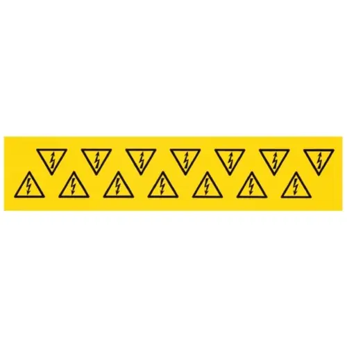Sale Warnschild, Symbol: Blitz, (L x B) 25 x 25 mm, 1700530001