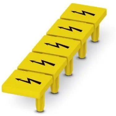 Angebot steckbares Warnschild, Symbol: Blitz, (B) 9.3 mm, PA, 1029030