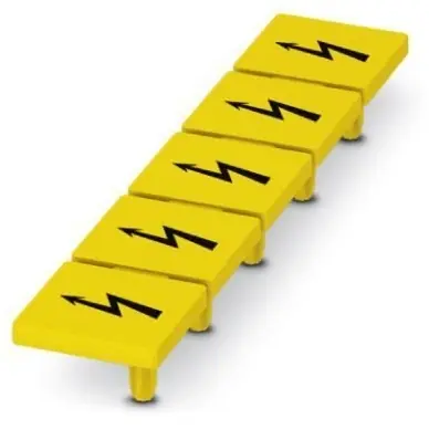 steckbares Warnschild, Symbol: Blitz, (B) 11.3 mm, PA, 1029033 Heißes Angebot