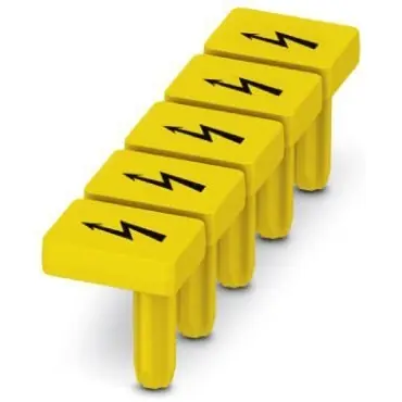 steckbares Warnschild, Symbol: Blitz, (B) 4.5 mm, PA, 1029026 Direkt Vom Hersteller