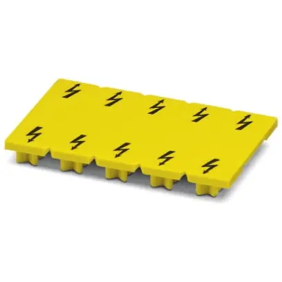 Warnschild, Symbol: Blitz, (L x B) 25.2 x 6.15 mm, PA, 3047332 Nur Heute