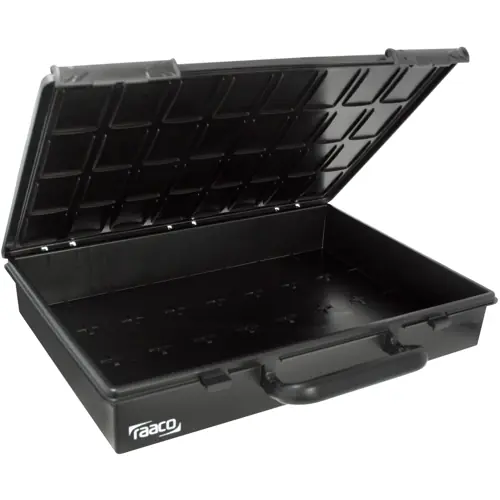 ESD Sortimentskasten, ohne Schubladen, schwarz, (B x T) 338 x 261 mm, ESD ASSORTER 55 4X8-0 Finale Aktion