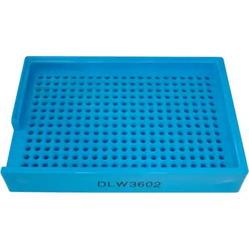 Schüttelsieb, blau, (L) 142 mm, DLW-3602 Geprüft