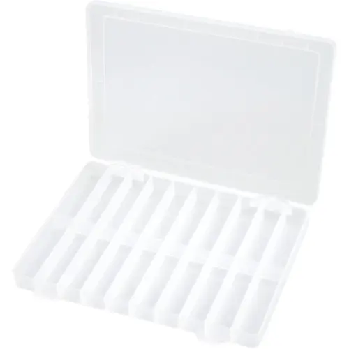 Sonderangebot BOX, mit 20 Fächer, transparent, (L x B x T) 252 x 200 x 25 mm, BYB-7-30L0034