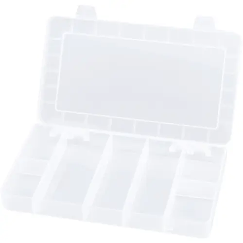 BOX, mit 7 Fächer, transparent, (L x B x T) 194 x 118 x 26 mm, BYB-7-30L0040 Echt