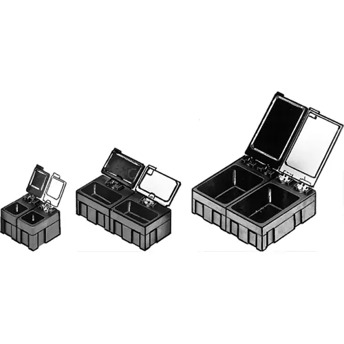 Klapp-Box 42283, 68 x 57 x 15 mm, blau/blau Direkt Vom Hersteller