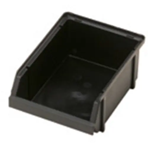 Sofort Bestellen ESD Klarsichtbox, schwarz, (L x B x T) 75 x 125 x 170 mm, ESD SICHTBOX 3-160