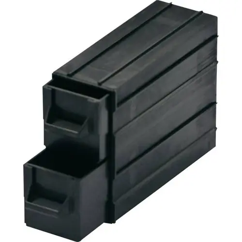 Preis Gesenkt Schubladensystem, mit 2 Schubladen, schwarz, C-188 052