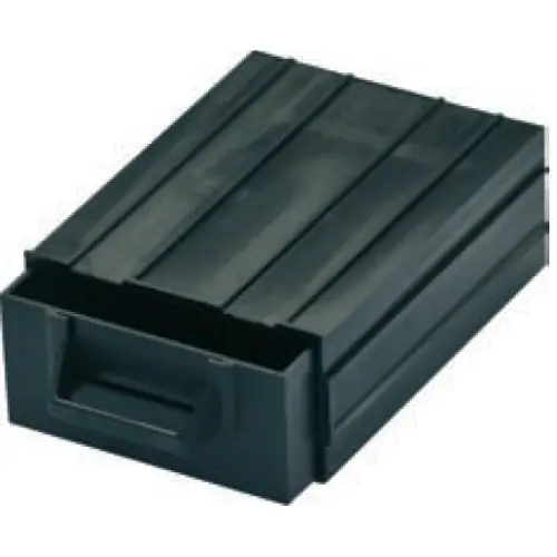 Schubladensystem, mit einer Schublade, schwarz, (B x T) 100 x 138 mm, C-188 101 Neu