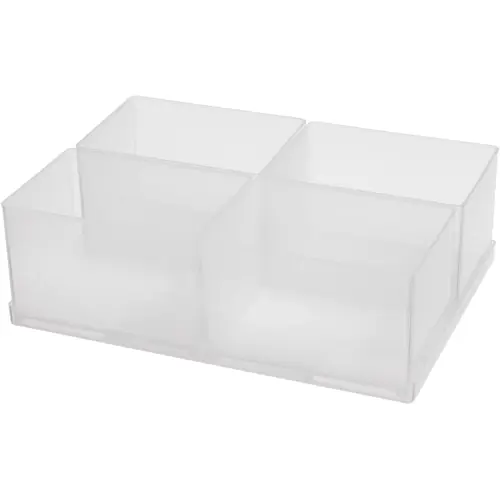 Direkt Vom Hersteller Facheinsatz-Set, transparent, (B x T) 220 x 160 mm, EINSATZ 80 4XBA7-1, Packung mit 4 Stück