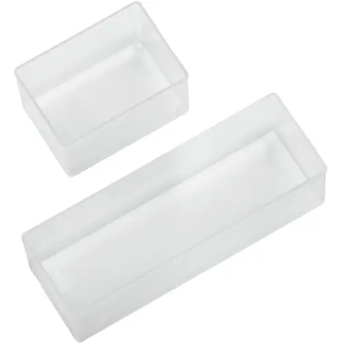 Sortimentskasteneinsatz, transparent, (B x T) 55 x 157 mm, 9028420000 Schnäppchen