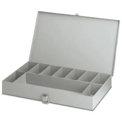 Sortimentskasten, grau, (L x B) 206 x 357 mm, 1204041 Mega-Angebot