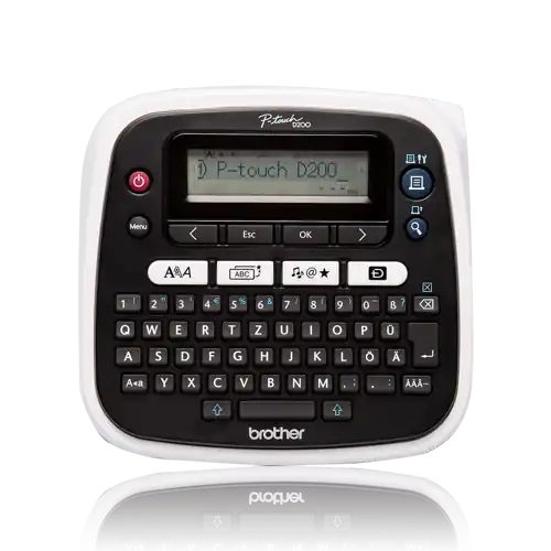 Beschriftungsgerät, 180 dpi, Brother P-TOUCH D200 BWZ Begrenztes Angebot