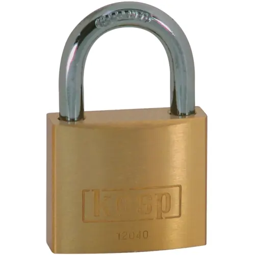 Finale Aktion Vorhängeschloss, gleichschließend, Stufe 4, Bügel (H) 22 mm, Messing, (B) 40 mm, K12040A1