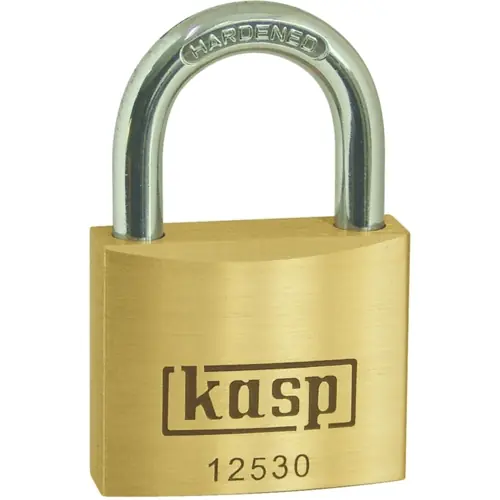 Must-Have Vorhängeschloss, Stufe 4, Bügel (H) 17 mm, Messing, (B) 30 mm, K12530