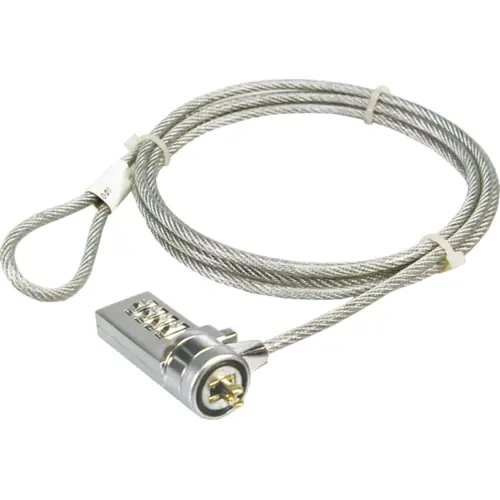 Schneller Versand Notebook Sicherheitsschloss, silber, (L) 1.5 m, NBS002