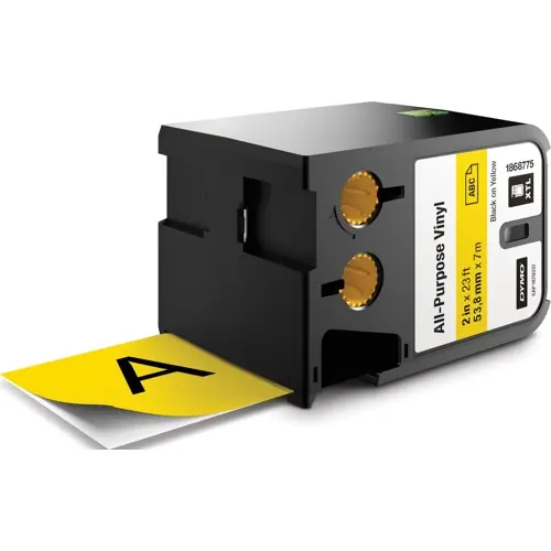 Nur Für Kurze Zeit Schriftbandkassette, 54 mm, Band gelb, Schrift schwarz, 7 m, 1868775