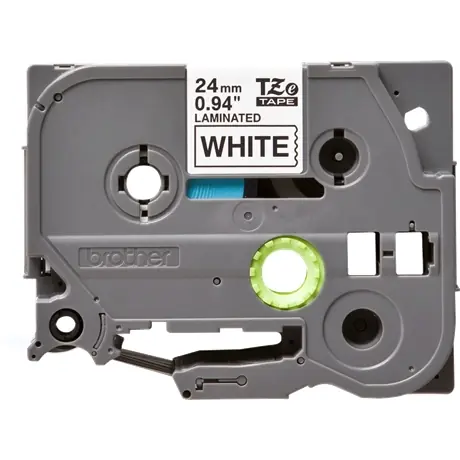 Rabatt Schriftbandkassette, 24 mm, Band weiß, Schrift schwarz, 8 m, TZE-251
