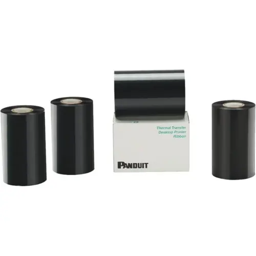 Thermotransferband, 110 mm, Band schwarz, Schrift schwarz, 363 m, RHER4BL Begrenztes Angebot