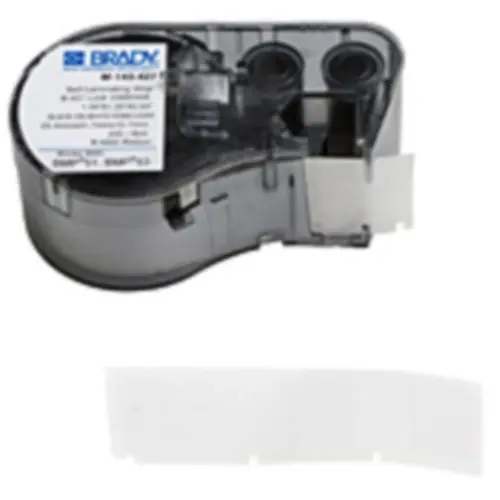 Etikettenbandkassette, 25.4 mm, Band transparent, Schrift schwarz, 31.75 mm, M-143-427, Packung mit 200 Stück Bestpreis