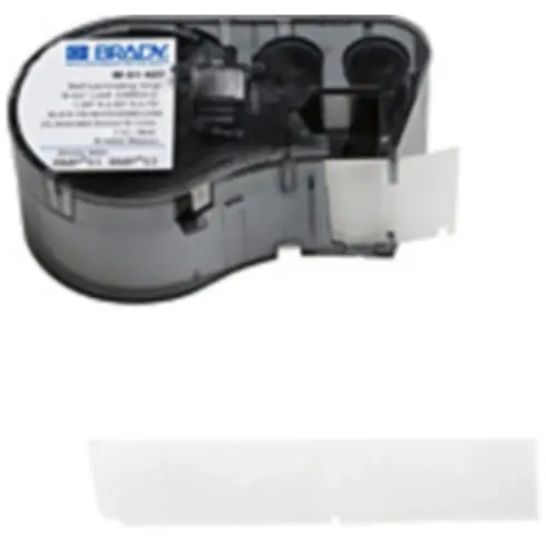 Etikettenbandkassette, 63.5 mm, Band transparent, Schrift schwarz, 25.4 mm, M-51-427 Markenware