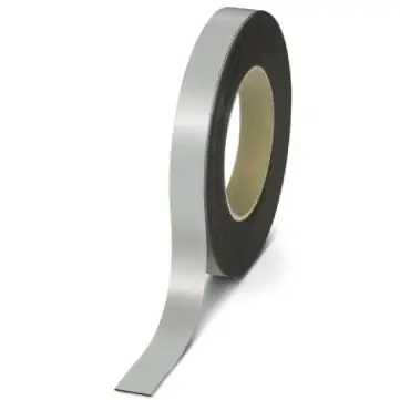 Magnetschild, 20 mm, Band silber, 15 m, 1014304 Rabatt