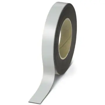 Markenprodukt Magnetschild, 25 mm, Band weiß, 15 m, 1014306